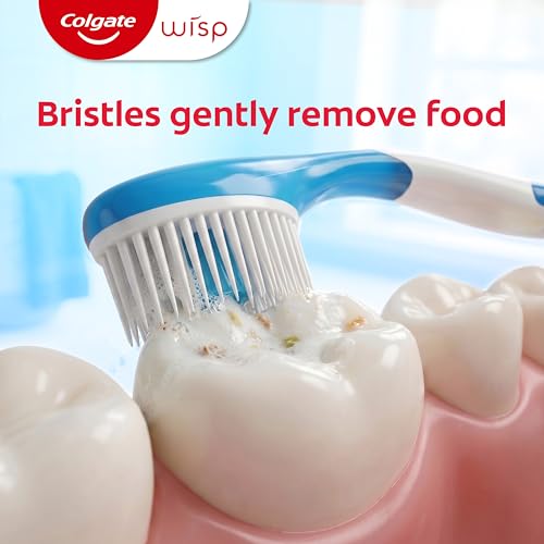 Colgate Wisp Disposable Toothbrushes for Travel, Pack of 4, 96 - Product Imagery