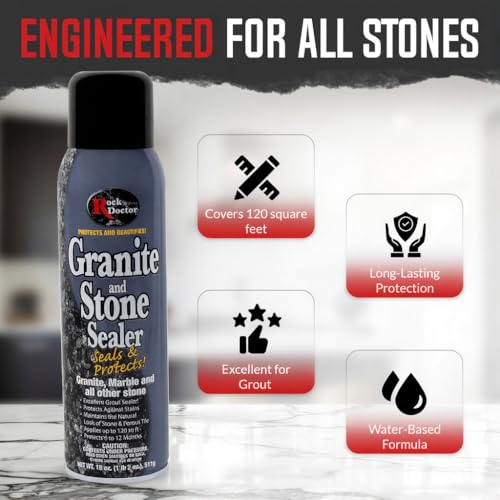 Rock Doctor Granite & Quartz Care Kit, 3 Piece Maintenance Stone - Product Imagery