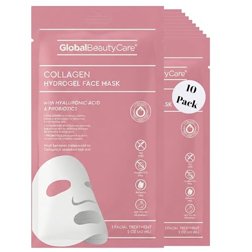Global Beauty Care Collagen Hydrogel Face Mask - Hydration & - Product Imagery
