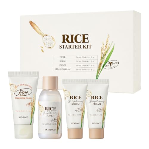 SKINFOOD Rice Starter Kit, Rice Toner, Rice Serum, Rice - Product Imagery