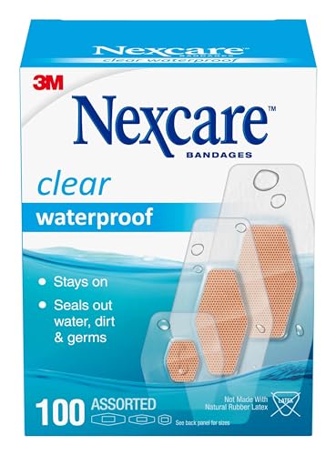 Nexcare Waterproof Clear Bandages, Covers and Protects, 360 - Product Imagery