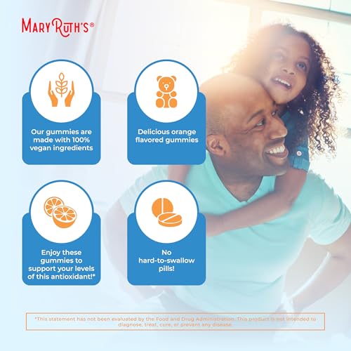 MARYRUTH'S Vitamin C Gummies for Adults & Kids, Immune Support, - Product Imagery