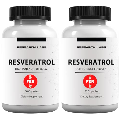 Research Labs 2X Potency Micronized Resveratrol Supplement 2 Fer - Product Imagery