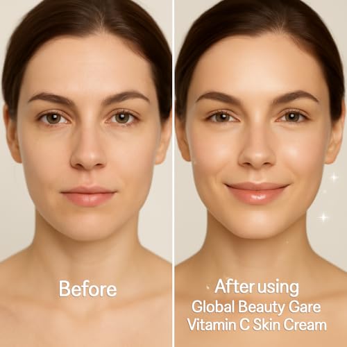Global Beauty Care Glowing Vitamin C Skin Cream - Radiant Face - Product Imagery