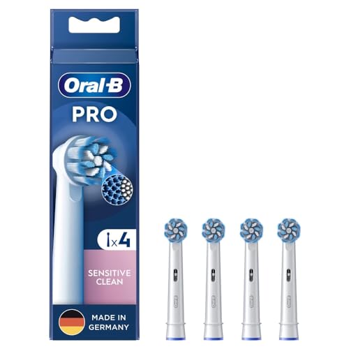 Oral-B Pro Sensitive Clean Replacement Toothbrush Heads Pack of 4 - Product Imagery