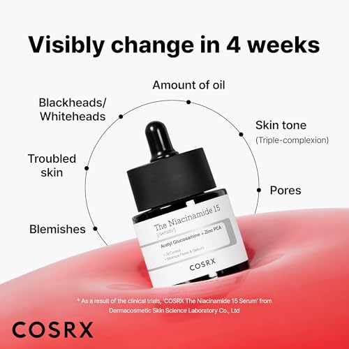 COSRX 15% Niacinamide Face Serum, 0.67 fl oz, Pore Minimizer - Product Imagery