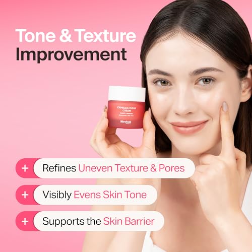 Meebak Camellia Cream, Daily Exfoliating Pore Cream, Night Cream - Product Imagery