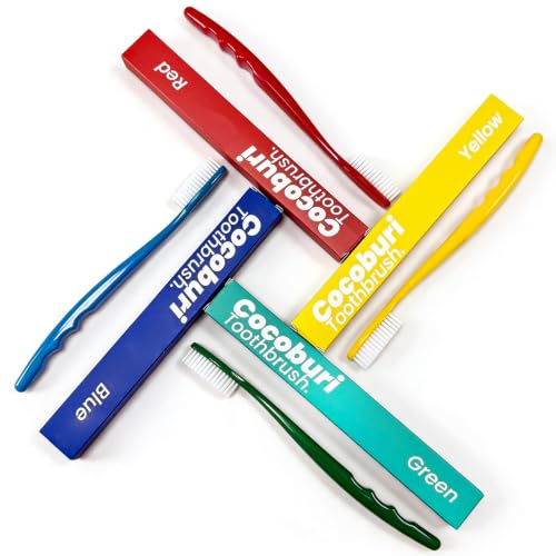 Huge Head Toothbrush,Hard & Firm Toothbrush for Adults 4 Pack - Product Imagery