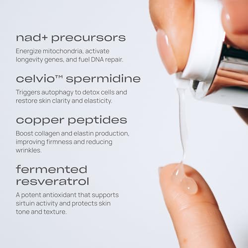 Youth Reset Face Serum, Peptides & Resveratrol, 15 mL - Product Imagery