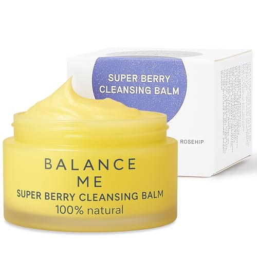 Balance Me Super Berry Face Cleansing Balm, Hydrating Makeup - Product Imagery
