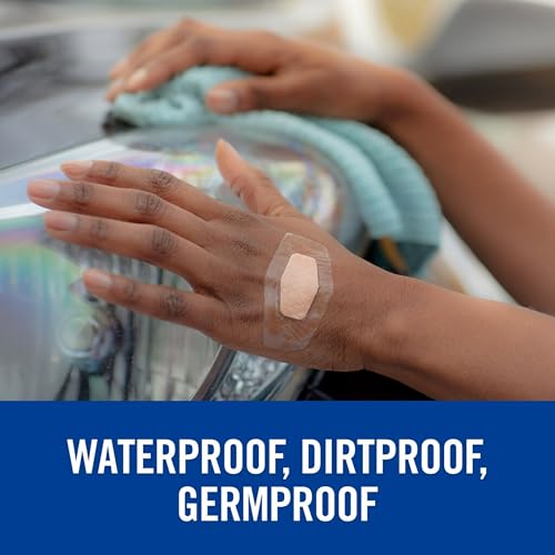Nexcare Waterproof Clear Bandages, Covers and Protects, 360 - Product Imagery