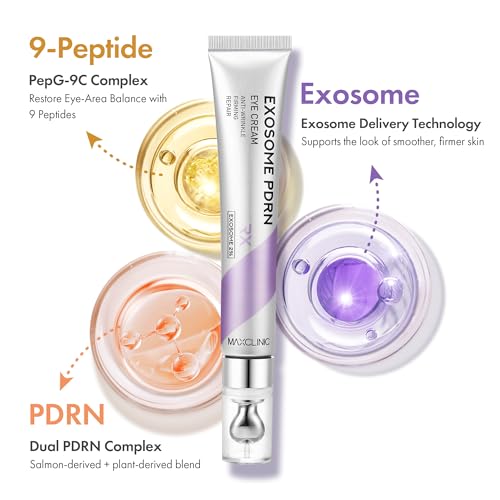 MAXCLINIC PDRN Eye Cream - Under Eye Care with Exosomes 0.68 fl - Product Imagery