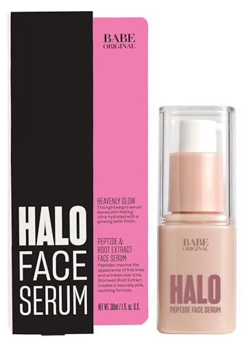 Babe Original Halo Peptide Face Serum for Hydrated, Plump Skin - Product Imagery