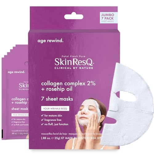 Petal Fresh Skin ResQ Age Rewind Sheet Mask with Collagen - Product Imagery