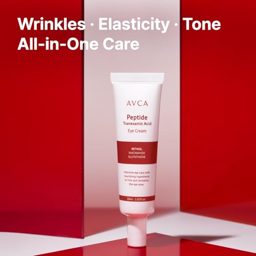 AVCA Peptide Eye Cream with Tranexamic Acid – Korean Under Eye - Product Imagery