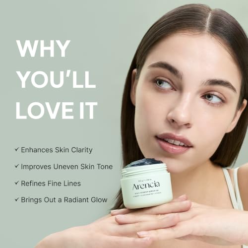 Arencia Glow Hyssop Overnight Face Mask Serum - hydrating & - Product Imagery