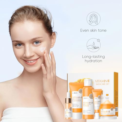 Vitamin C Skincare Set,Face Skin Care Set for Women,Vitamin C - Product Imagery