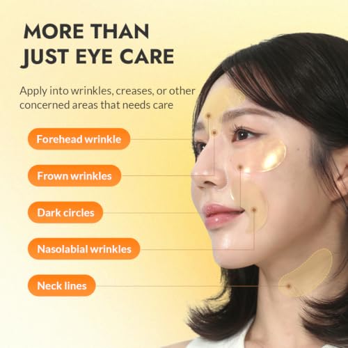MIZON 24K Gold Snail Mucin Under Eye Patches - Product Imagery