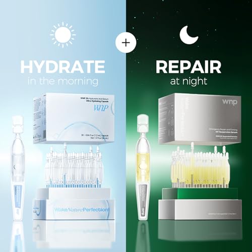 WNP Hydrating Repair Serum Set: 3% Hyaluronic Acid & Collagen, - Product Imagery