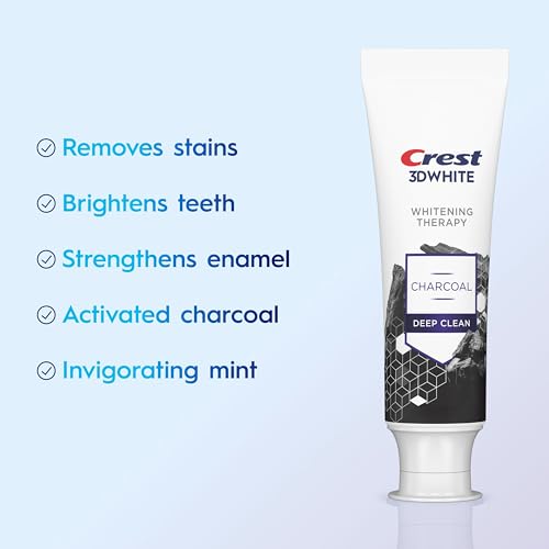 Crest 3D White Whitening Therapy Charcoal Deep Clean - Product Imagery