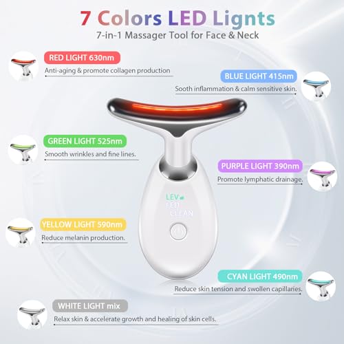 3 in 1 Face 𝖲cuIpting Tool, 7 Color Mode, Facial Massager for - Product Imagery