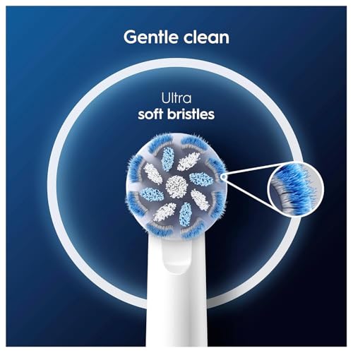 Oral-B Pro Sensitive Clean Replacement Brush Heads, Pack of 4, - Product Imagery