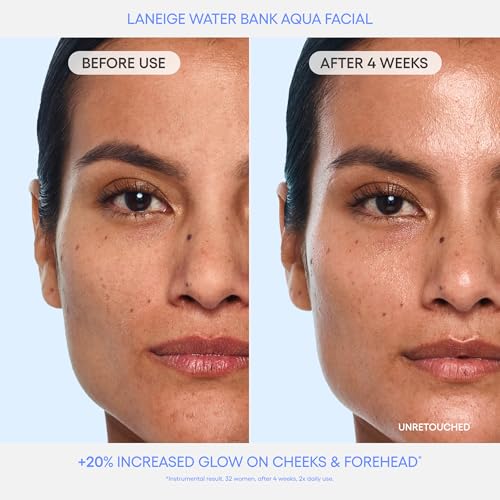 LANEIGE Water Bank Aqua Facial Serum | K-Beauty Exfoliating & - Product Imagery