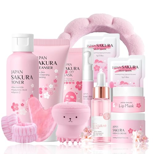 Sakura Skin Care Set Christmas Birthday Gifts for Teen Girls - Product Imagery