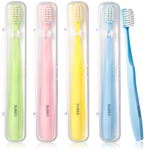 SUREE Extra Soft Toothbrush for Sensitive Teeth, Upgraded 10000 - Product Imagery