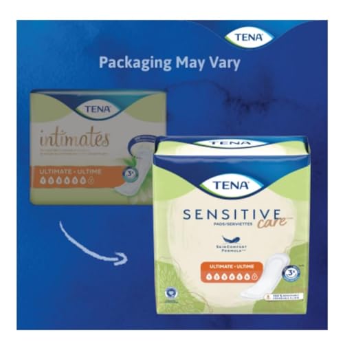 TENA Intimates Ultimate Pads, Heavy 16 Inch Bladder Control - Product Imagery