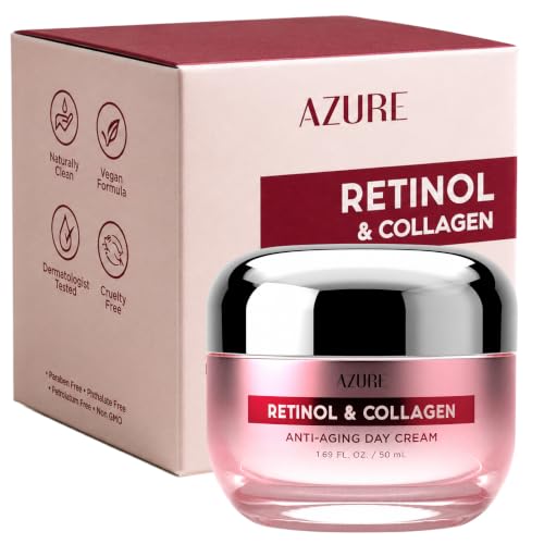Retinol & Collagen Anti Aging Face Cream, Korean Skin Care, 1.69 - Product Imagery