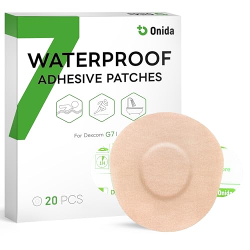 Onida Dexcom G7 Over Patches 20PCS Waterproof CGM Covers for G7 - Product Imagery