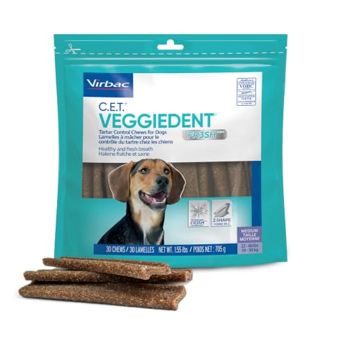 C.E.T. Veggiedent Fr3sh Plaque and Tartar Control Chews for - Product Imagery