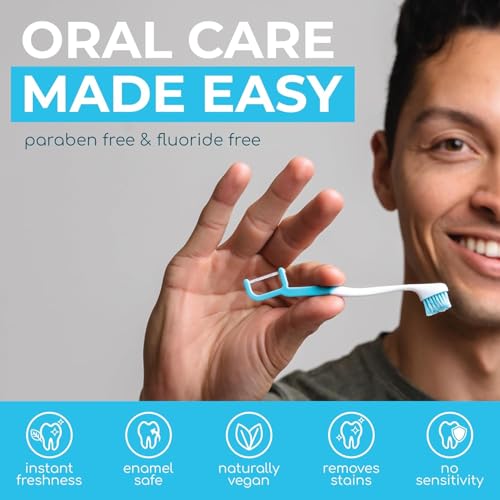 Brushee Disposable Travel Toothbrush, Fresh Mint Prepasted - Product Imagery