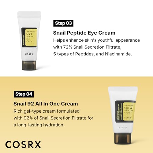 COSRX All About Snail Mucin Korean Skin Care Set, Mini Travel - Product Imagery