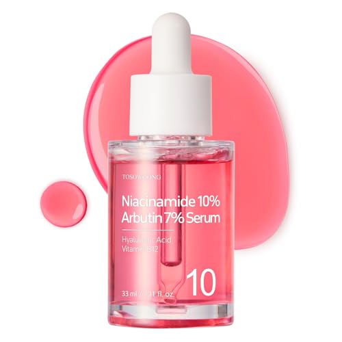 TOSOWOONG Niacinamide 10% + Arbutin 7% Serum for Dark Spots & - Product Imagery
