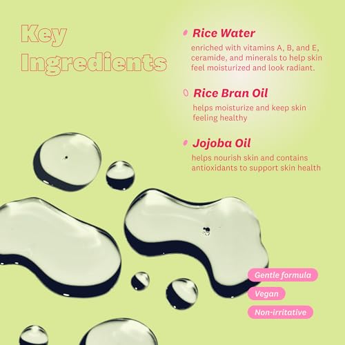 THE FACE SHOP Rice Water Bright Light Cleansing Oil, 5.0 fl. oz. - Product Imagery