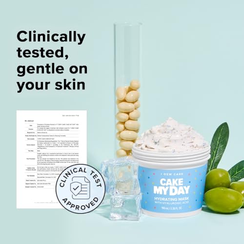 I DEW CARE Cake My Day Hydrating Wash Off Mask, Hyaluronic Acid - Product Imagery
