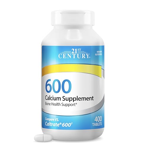 21st Century Calcium 600mg Tablets, Bone Strength Support, 400 - Product Imagery