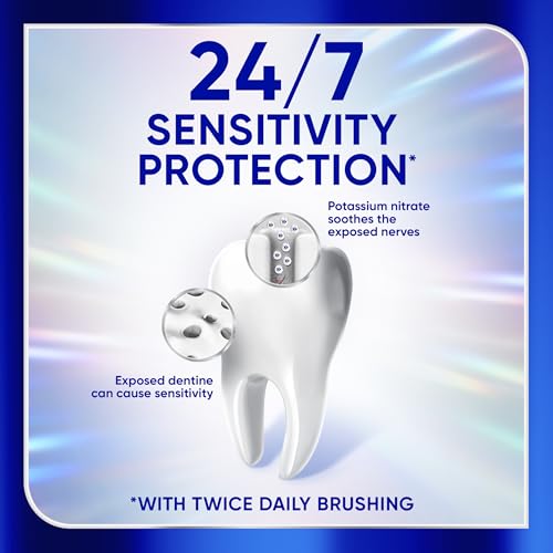 Sensodyne Clinical White Stain Protector Toothpaste, 3.4 oz x 3 - Product Imagery