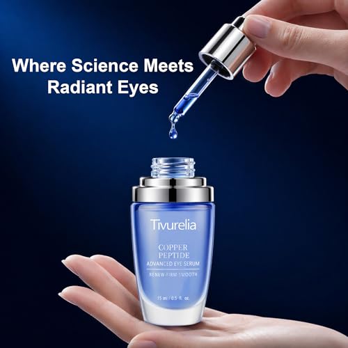 Copper Peptide Anti Aging Eye Serum, Korean Skin Care Advanced - Product Imagery