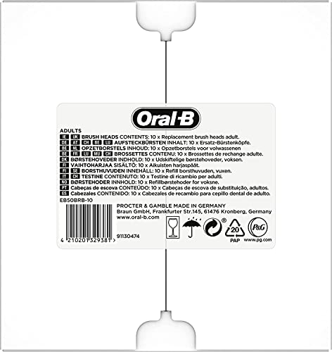Oral-B Pro Cross Action Black Replacement Brush Heads for - Product Imagery