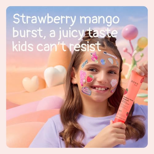 Boka Kids Toothpaste - Fluoride Free Nano Hydroxyapatite - Product Imagery