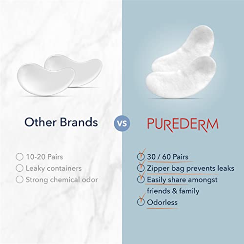 Purederm Collagen Eye Patches for Puffy Eyes, Dark Circles & - Product Imagery