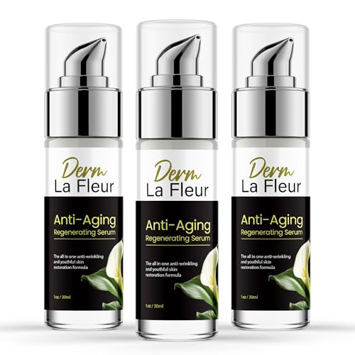 Purvia Derm Le Veux Anti Aging Serum, Derm Le Veux Deluxe Skin Care Anti-Aging Skin Serum, Dermleveux Serum Advanced For