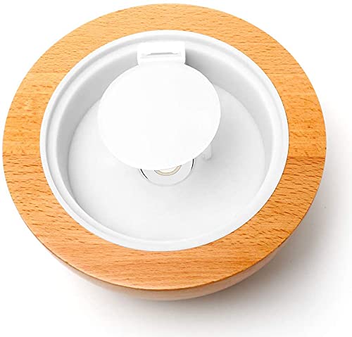 Glass Aromatherapy Essential Oil Diffuser, 200ml Natural Wood - Product Imagery
