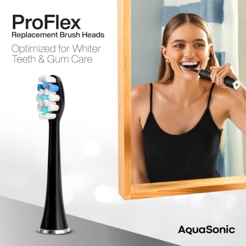 AquaSonic Genuine Proflex Replacement Brush Heads | ADA Accepted - Product Imagery