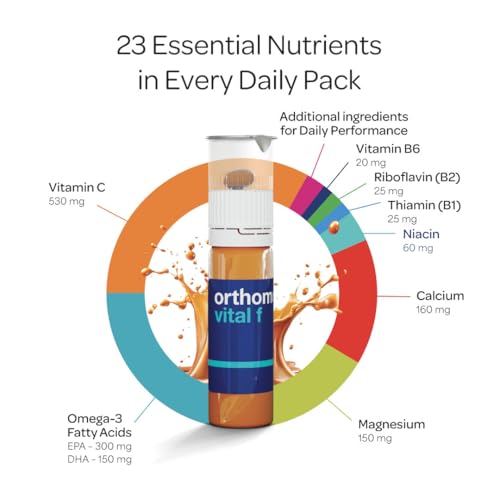 Orthomol Vital F Women's Multivitamin Vials, 30-Day Supply - Product Imagery