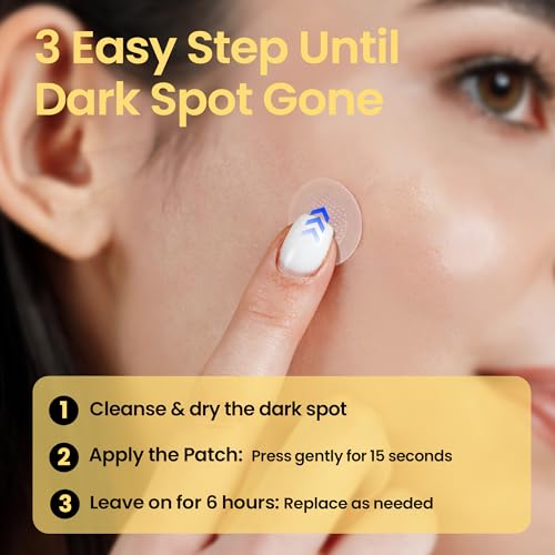 AVARELLE Microneedle Vitamin C Dark Spot Patches for Face 9 Count - Product Imagery