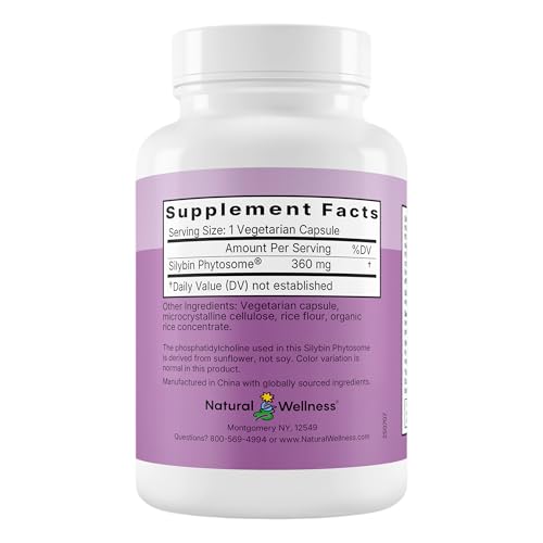 UltraThistle Advanced Milk Thistle Supplement – 1080mg Silybin - Product Imagery